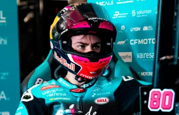 David Alonso es cuarto en el Mundial de Moto2 2026. FOTO: Instagram David Alonso