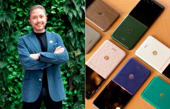 Rubén Castaño, vicepresidente de Diseño, Marca y Experiencia del Cliente de Motorola, fue clave en el diseño de la séptima generación de plegables de la marca, el razr 70 ultra y razr 70, presentados esta semana. FOTO cortesía