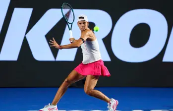 Emiliana Arango es la número 53 del mundo, la mejor colombiana y la quinta tenista nacional en alcanzar el ranquin WTA. FOTO GETTY 