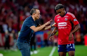 El entrenador antioqueño Alejandro Restrepo respaldó a Brayan León Muñiz, uno de los mejores delanteros de Colombia, según su percepción. FOTO: JUAN ANTONIO SÁNCHEZ