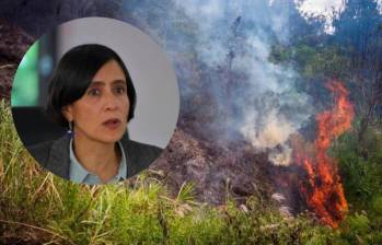 Frente a este panorama, la ministra de Ambiente, Susana Muhamad, lanzó la campaña ‘El niño no es un juego’, para fortalecer la atención a incendios. FOTO: COLPRENSA y CORTESÍA 
