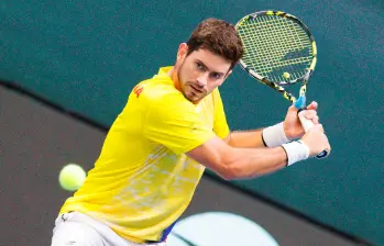 Nicolás Mejía, figura de Colombia en Copa Davis. FOTO X-FEDECOLTENIS