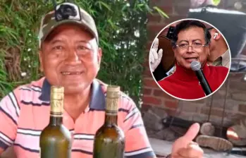 Él era Luis Alberto Peña, el líder social y militante de la Colombia Humana asesinado este jueves en Miranda, Cauca. FOTOS: Colprensa y cortesía TV Norte Noticias