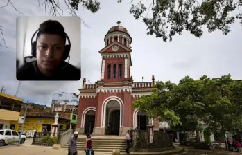 Jainober Jiménez Restrepo era el presidente de la Asocaición de Juntas de Acción Comunal de Campamentos. FOTOS: EL COLOMBIANO y captura de video Fiscalía