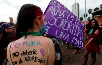 Según cifras del Observatorio Colombiano de Feminicidios, en 2025 ocurrieron 621 feminicidios en todo el país. Foto: Archivo
