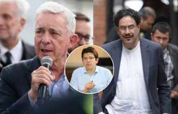 Álvaro Uribe Vélez y Iván Cepeda Castro protagonizan cruce por señalamientos sobre instigadores en el asesinato de Miguel Uribe. FOTO: Colprensa, Camilo Suárez. 