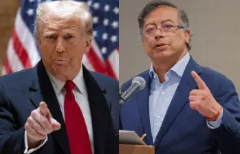 El gobierno de Donald Trump a través del Departamento del Tesoro ha decidido incluir al presidente Gustavo Petro, su familia y al ministro del Interior en la lista Clinton. Fotos: Getty Images y Presidencia
