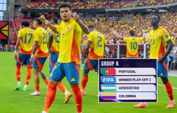 La Selección Colombia estará en el grupo K del Mundial, donde a pesar de tener los rivales definidos, una demanda ante la Fifa podría producir un cambio importante. Fotos: Juan Antonio Sánchez Ocampo y captura video