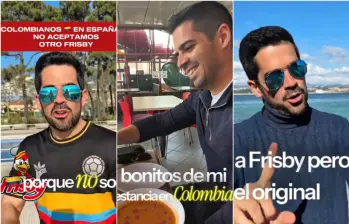 El ciudadano e influencer español identificado como Buxo Héctor pidio perdon ante la polemica con la marca e identidad de Frsiby en España. FOTO: CAPTURA VIDEO REDES SOCIALES 