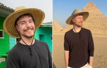 MrBeast realizará otro reto en las pirámides de Egipto. FOTO: @MrBeast