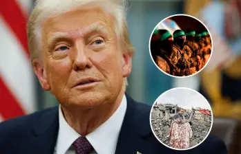 El presidente de Estados Unidos, Donald Trump, aseguró que Hamás “estaba listo” para un camino de paz, por lo que le exigió de “inmediato” a Israel, detener los bombardeos en Gaza. FOTO: Getty