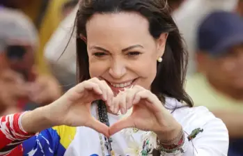 Tras la esperada reunión entre el mandatario estadounidense Donald Trump y María Corina Machado, máxima líder de la oposición venezolana, dijo que será presidenta de su país. FOTO: Getty