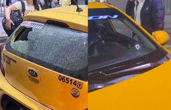 Así fue la balacera en El Dorado que causó pánico entre viajeros. Foto: captura de videos redes sociales @PasaenBogota