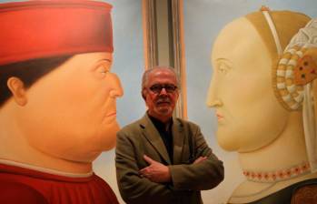 Juan Carlos Botero explicó la esencia del arte de su padre. FOTO: Archivo EL COLOMBIANO