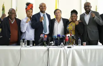 La vicepresidenta Francia Márquez y el exministro Luis Gilberto Murillo llegaron al gabinete como representantes de las comunidades negras FOTO Colprensa