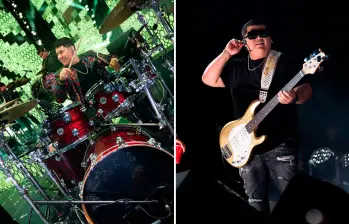 Durante su presentación en el Atanasio Girardot, los músicos revisitaron las canciones más conocidas de su repertorio. Foto: Cortesía.