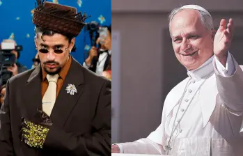 El cantante Bad Bunny y el papa León XIV sostuvieron una reunión en España, lo confirmó el Vaticano. Fotos: Getty Images