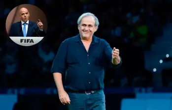 Michel Platini nunca tuvo buena relación con Infantino. FOTOS: X FIFA y FFF