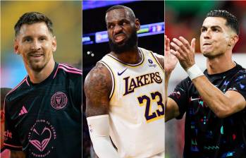 LeBron James, Cristiano Ronaldo y Messi entre los mejores pagados afuera de la cancha. FOTO: REDES SOCIALES