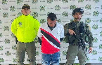 Jhon Fredy Dagua Mestizo alias Chepe, señalado reclutador de menores, que hacía parte de la Estructura Dagoberto Ramos. FOTO: CUENTA DE X @mindefensa