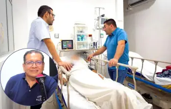 Periodista Gustavo Chica de Caracol Radio en El Guaviare, víctima de atentado. Foto: cortesía