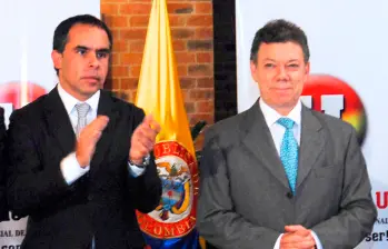 Benedetti y Santos, como baluartes del Partido de La U, fueron estrechos aliados mientras el segundo ejerció la Presidencia entre 2010 y 2018. FOTO: COLPRENSA