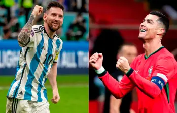 El futbolista argentino Lionel Messi y el portugués Cristiano Ronaldo tienen varios récord en las Copas del Mundo. Foto: Juan Antonio Sánchez y Getty 