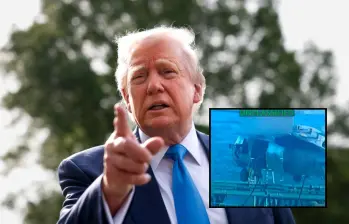 Donald Trump informó sobre la incautación de un buque con petróleo procedente de Venezuela. La fiscal general confirmó la noticia publicando las primeras imágenes. Fotos: Getty Images y @AGPamBondi