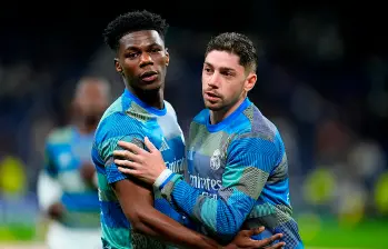 El capitán del Real Madrid, Fede Valverde, y Tchouameni están en medio de la tormenta del vestuario merengue. FOTO AFP