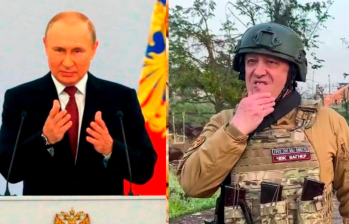 Vladimir Putin aseguró que investigará la muerte del líder del grupo Wagner. FOTO GETTY Y AFP 