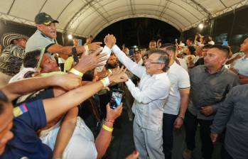 El presidente Gustavo Petro en una de las convocatorias que realizó en la costa Caribe. Foto: Redes sociales
