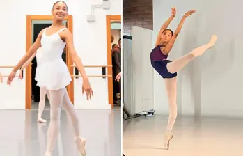 Valentina Ramos es una de las promesas del ballet antioqueño. Su profesora colombiana busca apoyo para su sostenimiento de la joven en Roma. Fotos: Cortesía.