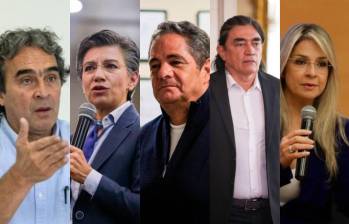 Así sería la intención de voto de cara a las elecciones del 2026, según Invamer. Fotos: Colprensa- El Colombiano