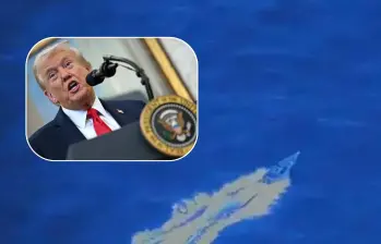 Sobrevivientes de un ataque de Estados Unidos serán repatriados a Colombia y Ecuador, según el presidente Donald Trump. FOTO: AFP