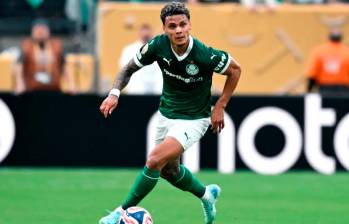 El volante antioqueño Richard Ríos tuvo un buen rendimiento en el Mundial de Clubes que se disputó en Estados Unidos. En Europa le salieron varios pretendientes. FOTO: GETTY