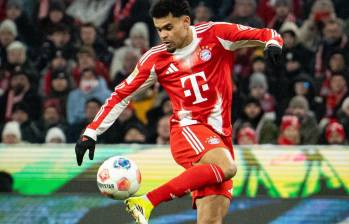 Luis Díaz tuvo otra buena presentación con el Bayern Múnich de Alemania, este miércoles 14 de enero, un día después de haber celebrado su cumpleaños 29. FOTO: Redes sociales del Bayern Múnich @FCBayern