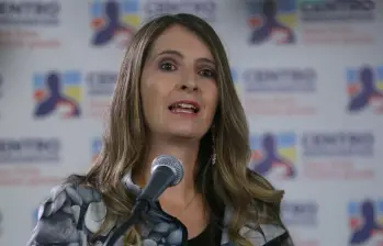 Paloma Valencia, candidata presidencial del Centro Democrático. FOTO: COLPRENSA