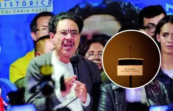 El candidato presidencial Iván Cepeda ha liderado todas las encuestas, hasta ahora. Foto: Colprensa - EL COLOMBIANO.