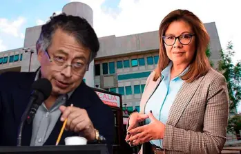 Presidente Gustavo Petro cargó contra la fiscal general Luz Adriana Camargo. Foto: Colprensa