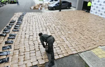 En cálculos redondos, se estima que la mercancía equivaldría por lo menos un millón de dosis. FOTO: Cortesía Policía Meval