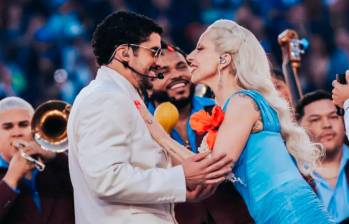 Bad Bunny invitó a Lady Gaga y a Ricky Martin a su show en el medio tiempo del Super Bowl. FOTO: Cortesía Edwin Rodríguez / Bad Bunny