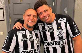 Roberto Carlos y Ronaldo trabajarán juntos para el Inter de Limeira. FOTO: Instagram Inter de Limeira