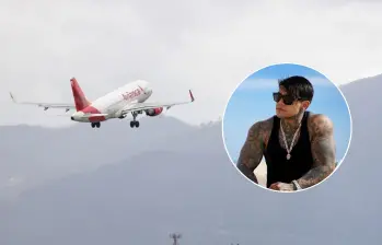 Jeferson Cossio se pronunció sobre el incidente ocurrido en un vuelo de Avianca de Bogotá a Madrid. FOTOS: Colprensa y tomada de su Facebook