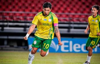 Fredy Montero anotó el único tanto en la última victoria del Cartagena. FOTO: X RealCartagena