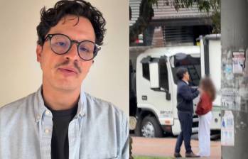 El actor Biassini Segura fue acusado de intentar besar a su hija en la boca durante varias ocasiones mientras compartía con ella en un espacio público en Bogotá. Fotos: capturas videos redes sociales