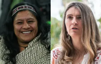 Tanto Paloma Valencia y Aída Quilcué son senadoras de la República y oriundas del departamento del Cauca. Foto: Colprensa/Camilo Suárez.