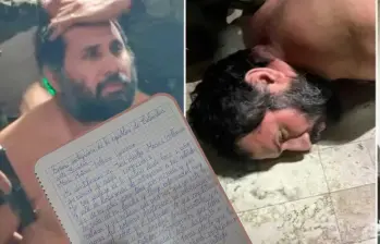 Captura de alias ‘Fito’ y su carta. Foto: Ejército y cortesía.