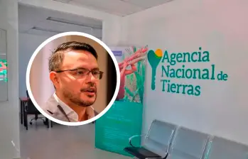 El caso reaviva críticas sobre el manejo contractual de la entidad, hoy al frente de Felipe Harman, y posibles irregularidades en la ejecución de recursos públicos. FOTO: AGENCIA NACIONAL DE TIERRAS