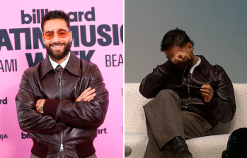 Maluma hizo parte de la semana de la música latina de la revista Billboard y habló de salud mental. Se emocionó hasta las lágrimas. FOTOS Getty y captura de pantalla.