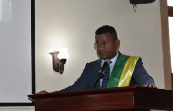 El gobernador de Nariño, Luis Alfonso Escobar, rechazó los señalamientos y aseguró que defenderá su nombre ante la justicia. FOTO: Colprensa.